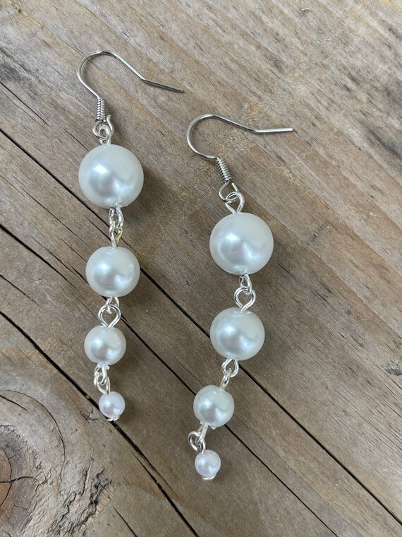 Pearl Dangle Earrings