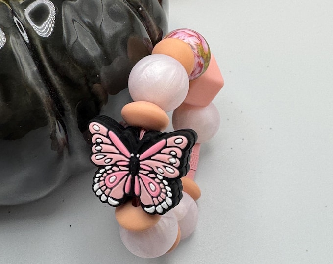 Butterfly Tumbler Handle Bracelet | Stanley Cup Accessories | Cup Handle Bracelet |