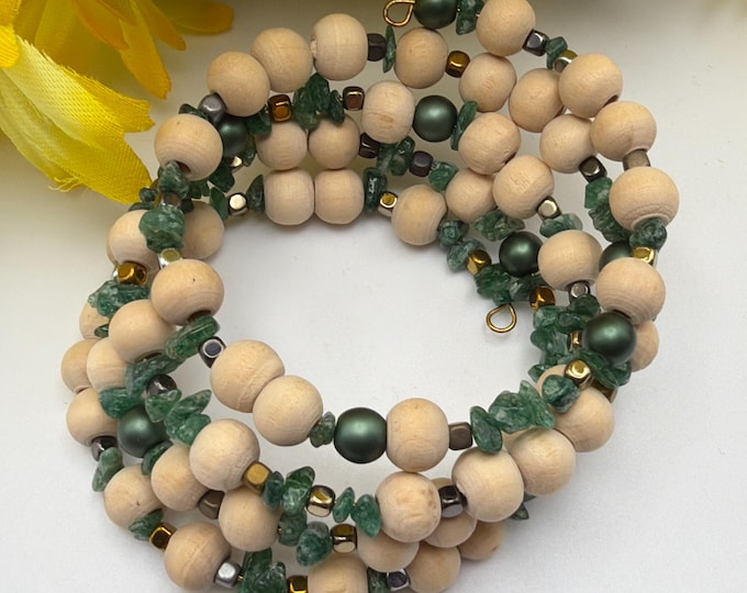 Morse Code Memory Wire Bracelet | Message in a Bracelet | Beaded Bracelet | Support Bracelet | Mental health | Organ Donation