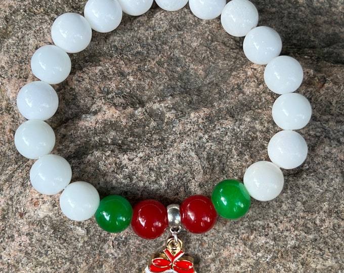 Christmas Wreath Charm Bracelet