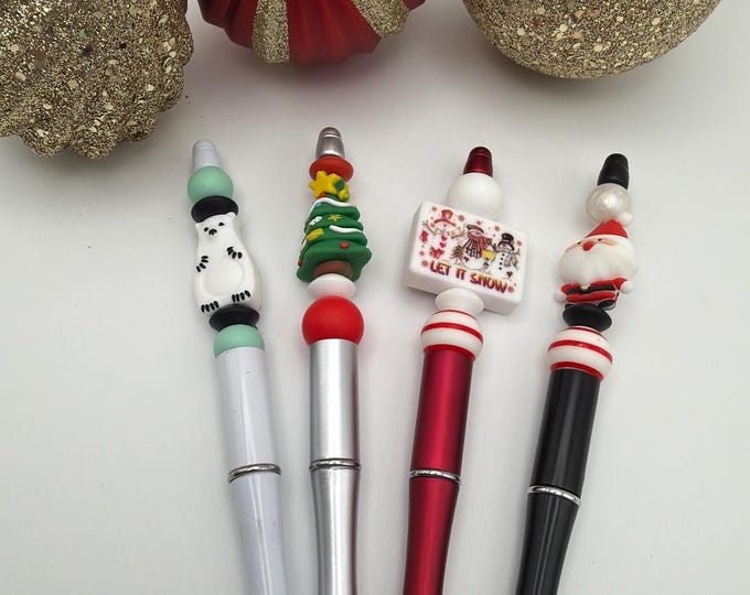 Christmas Silicone Pens | Ballpoint Silicone Pens | Party Favor