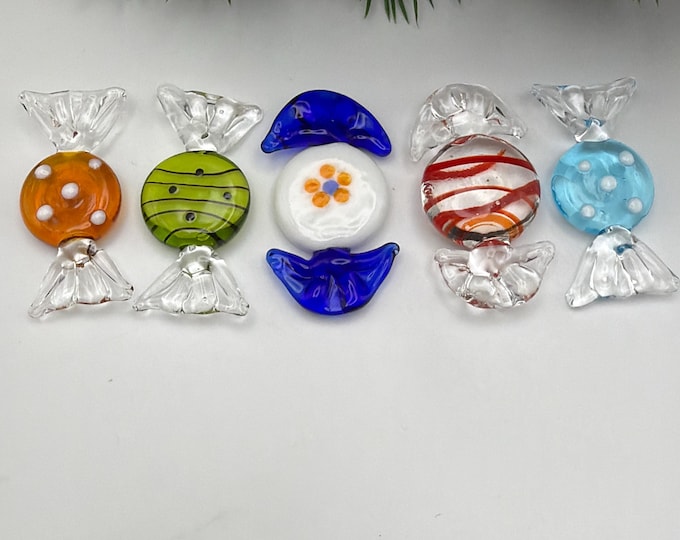 Lampwork Glass Candy | Decorative Candy Display | Candy Bowl Decorations