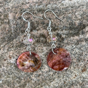 Pink Shell Earrings | Shell Earrings
