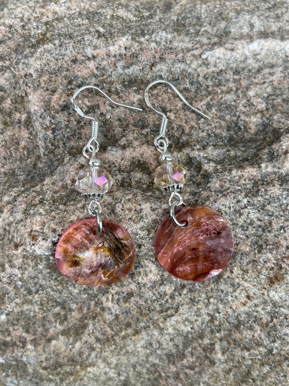 Pink Shell Earrings | Shell Earrings