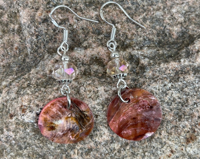 Pink Shell Earrings | Shell Earrings
