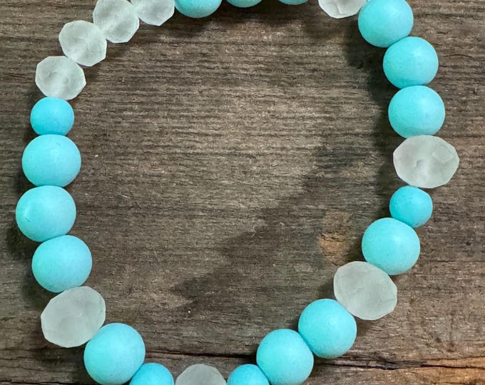 Bad Ass - Morse Code | Stretch Bracelet | Message in a Bracelet | Beaded Bracelet | Quote Bracelet
