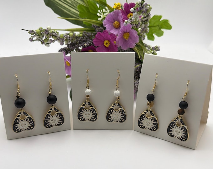 Tarot Earrings | Ouija Earrings | Halloween Earrings | Cat Earrings | Celestial earrings