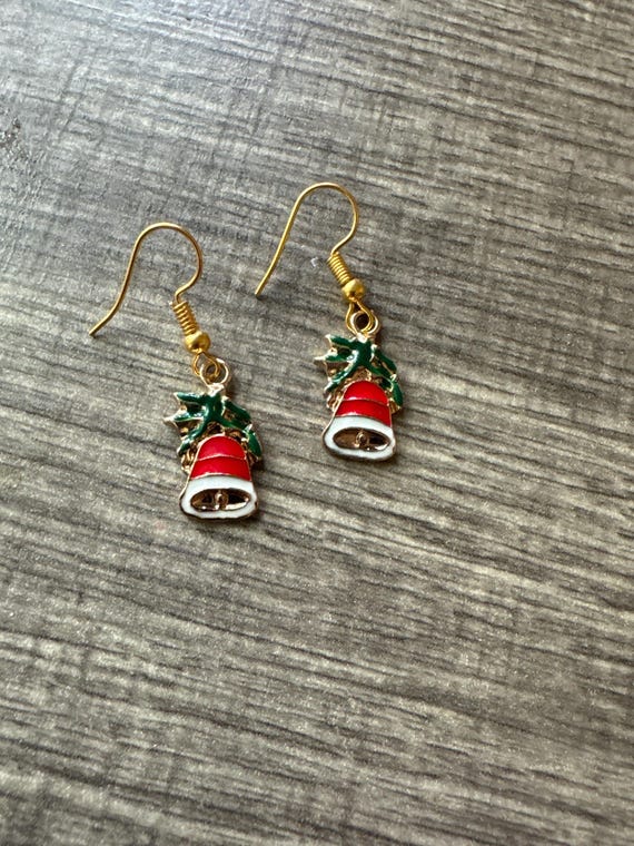 Bell Earring | Christmas Bell Earrings | Stocking  Stuffers