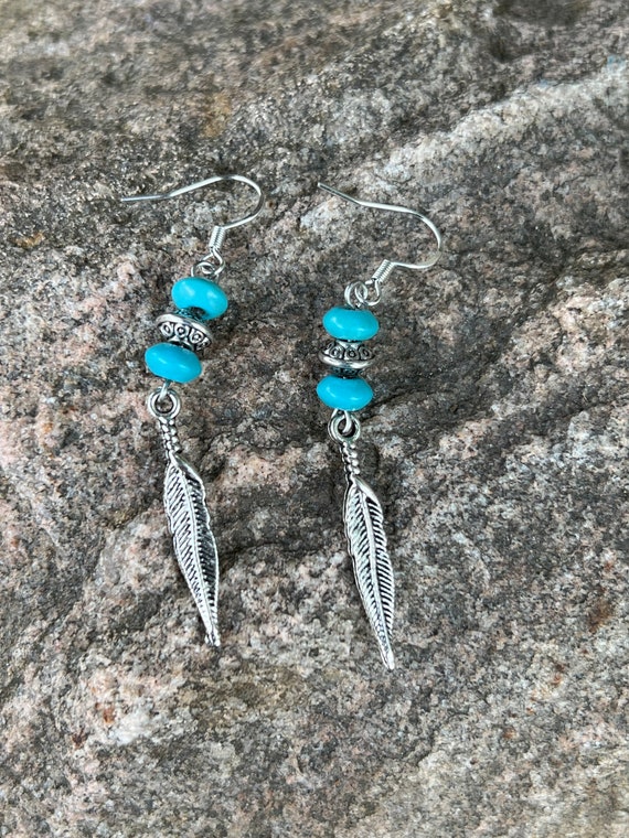BOHO Feather Earrings