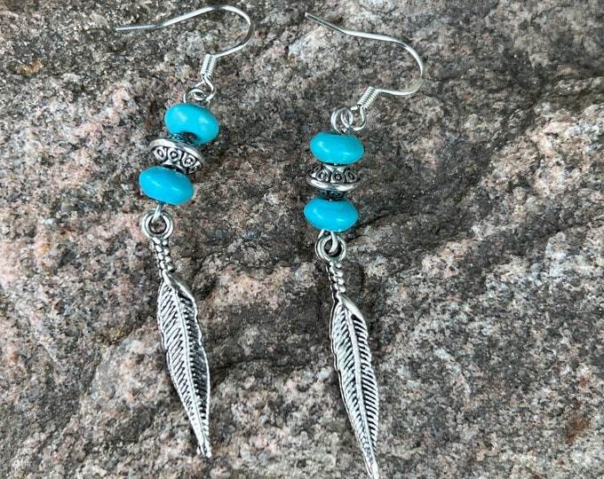 BOHO Feather Earrings
