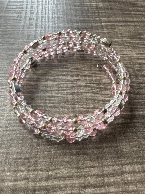 Morse Code Memory Wire Bracelet | Beaded Bracelet | Message in a Bracelet | Support Bracelet |