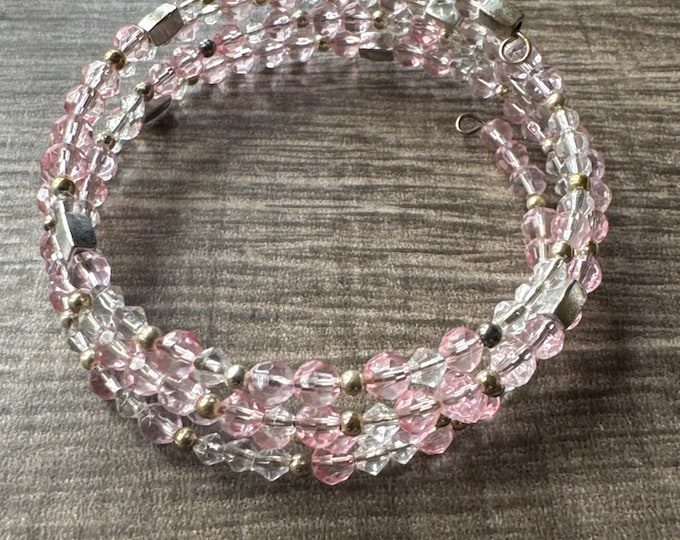 Morse Code Memory Wire Bracelet | Beaded Bracelet | Message in a Bracelet | Support Bracelet |