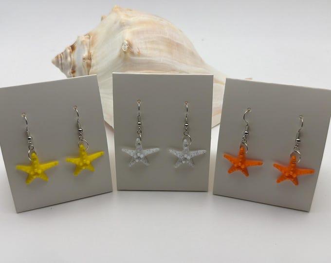 Starfish Earrings | 3D Printed Earrings