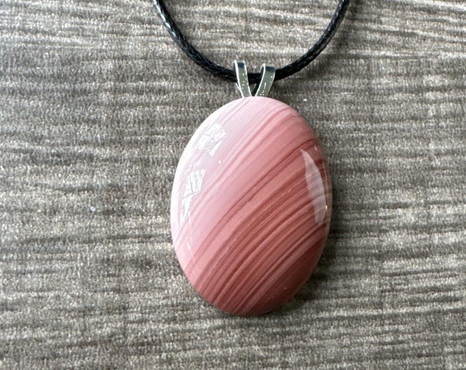 Imperial Jasper Cabochon Pendant | Jasper Pendant Necklace