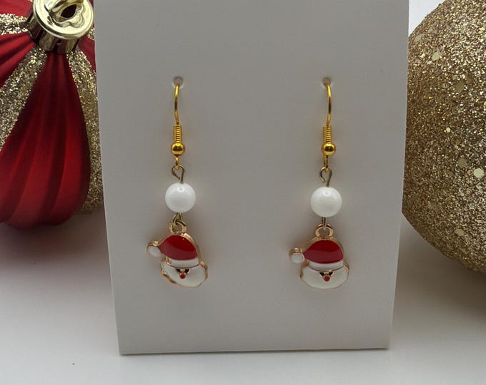 Santa Earrings | Christmas | Earrings