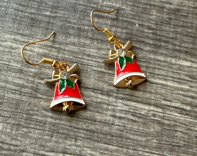 Bell Earrings | Chrisstmas Bell Earrings | Stocking Stuffer