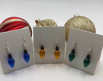 Kerstlampje Oorbellen | Kerstcadeau | Kerst Sieraden
