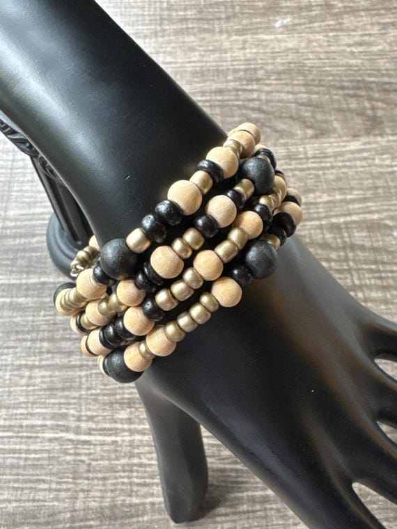 Morse Code Memory Wire Bracelet | Beaded Bracelet | Message in a Bracelet | Support Bracelet
