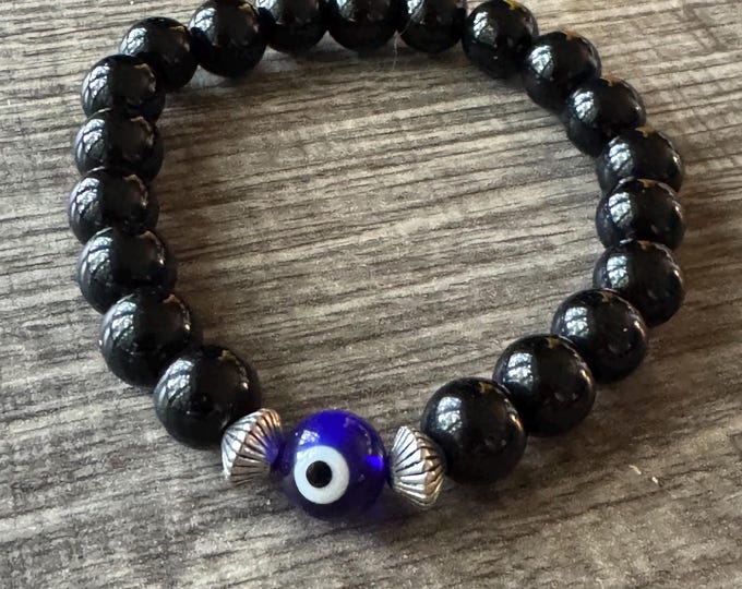 Evil Eye Stretch Bracelet | Beaded Bracelet