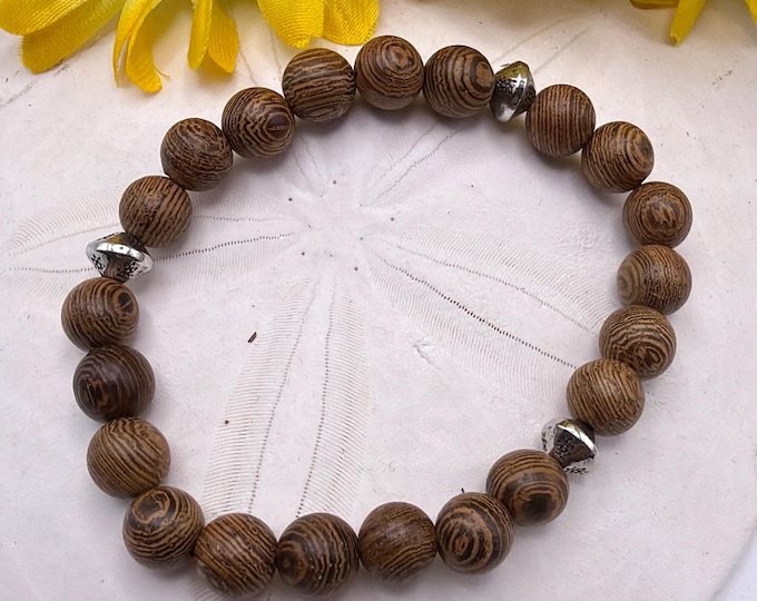 Wood Bead Stretch Bracelet | Stretch Bracelet