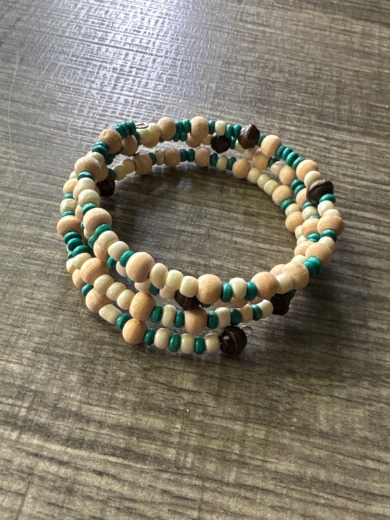 Morse Code Memory Wire Bracelet | Beaded Bracelet | Message in a Bracelet | Support Bracelet |