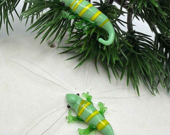 Lizard Lampwork Figurines | Lampwork Miniature Lizard
