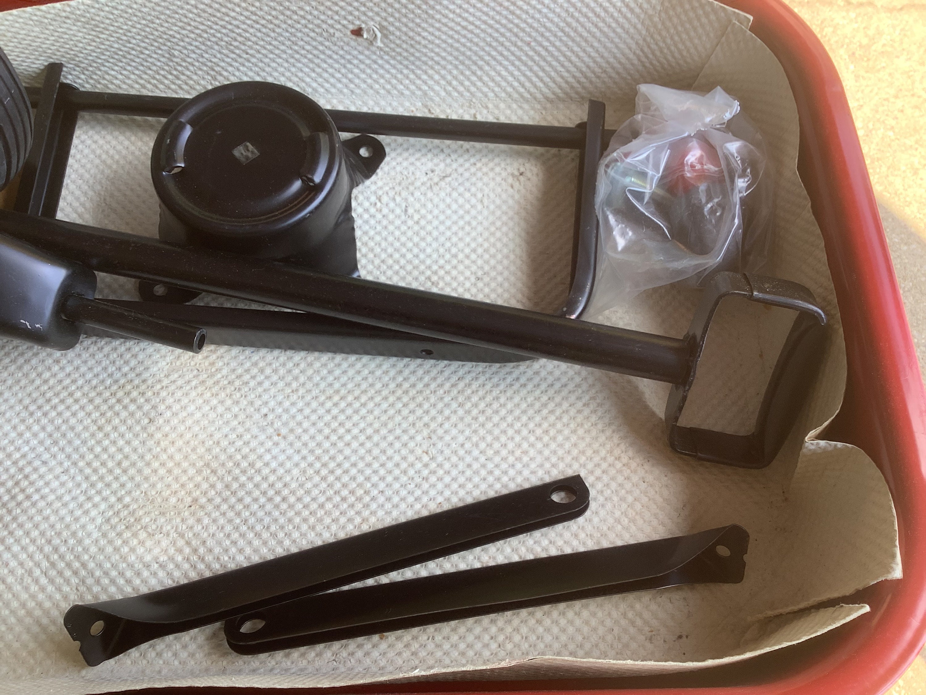 Vintage Radio Flyer Wagon Model 89/never Assembled in the