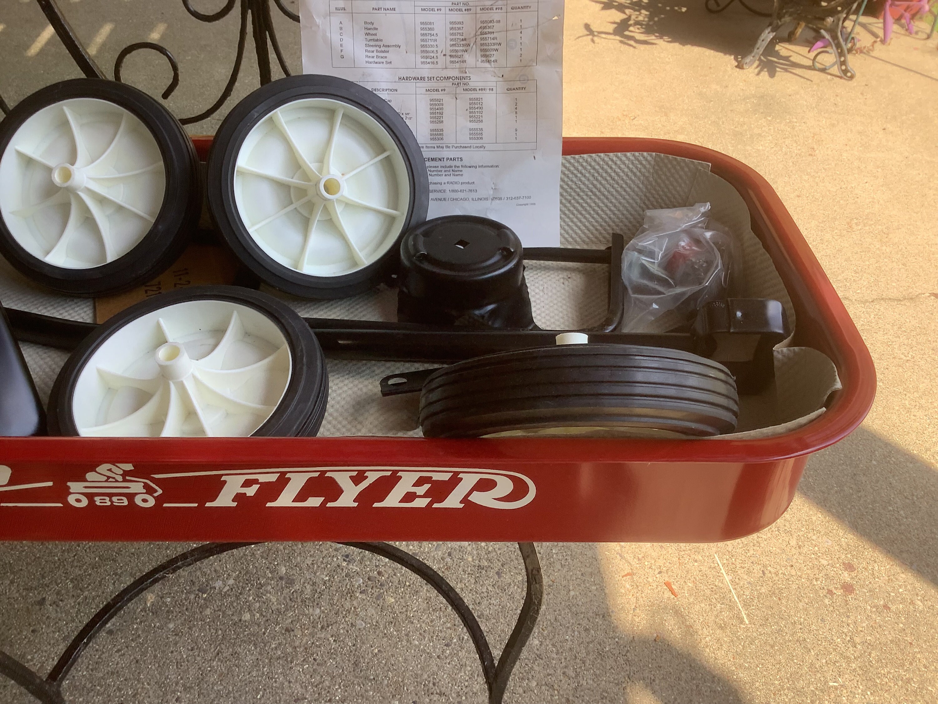 RADIO FLYER 34\" STEEL WAGON #89 未開封 USA製 Radio Flyer The Beast Folding Wagon 3990Z - California Car