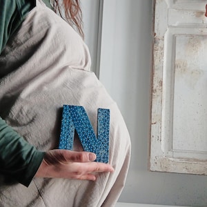 Customizable Ceramic Letters for the Wall – Baby Name, Nursery Room, Initials, Wall Decor, Couple&#39;s Name, Baby Gift, Wall Art Decoration