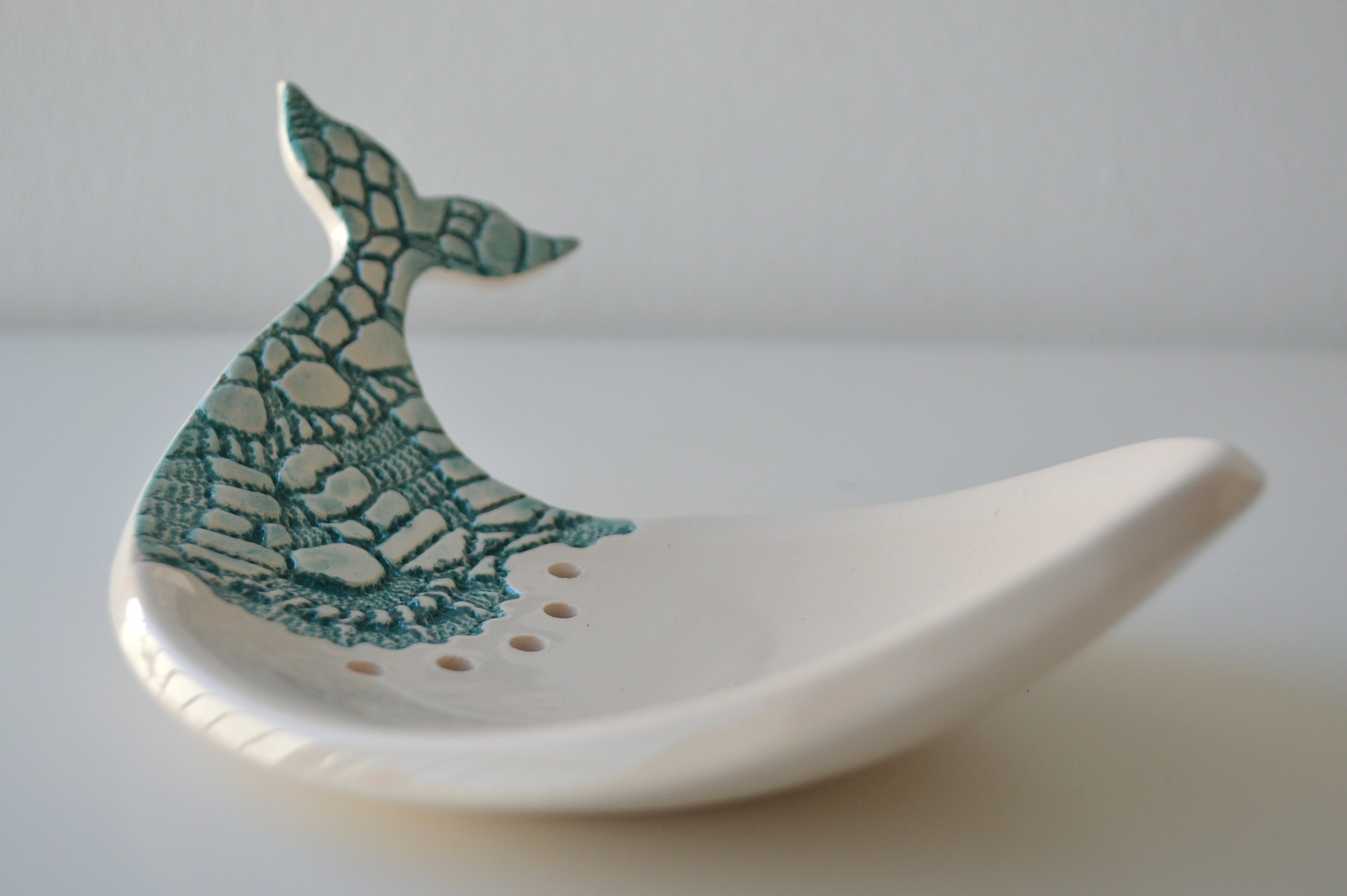 Ceramic whale soap dish whale jewlery holder whale candle Etsy