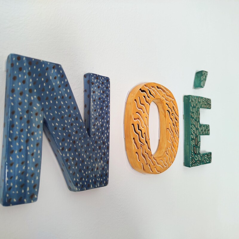 Ceramic Letters - Etsy