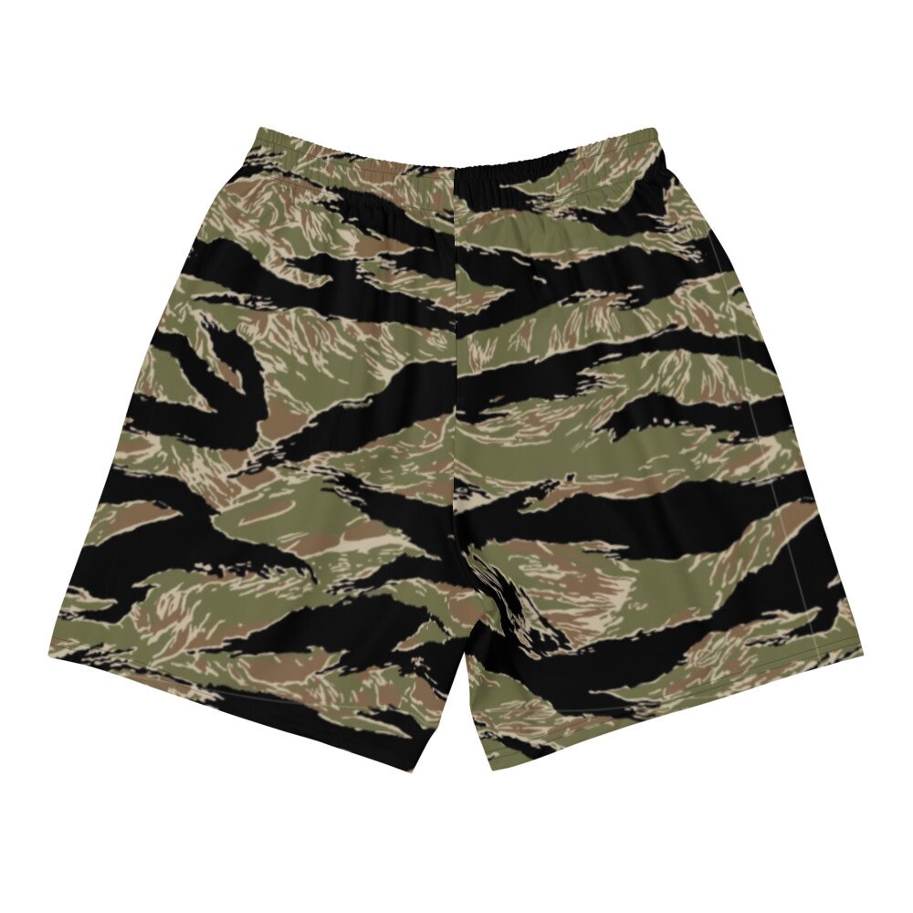 tiger stripe cargo shorts