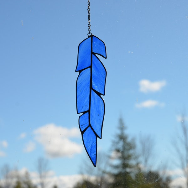 Stained Glass Feather