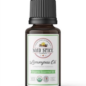 Essential Oil - Organic Lemongrass Oil