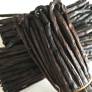 Madagascar Pure Vanilla Beans - Grade A - 5 Vanilla Beans