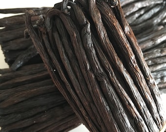 Madagascar Vanilla Beans: Grade A, Pure, Plump - 1/2 Pound