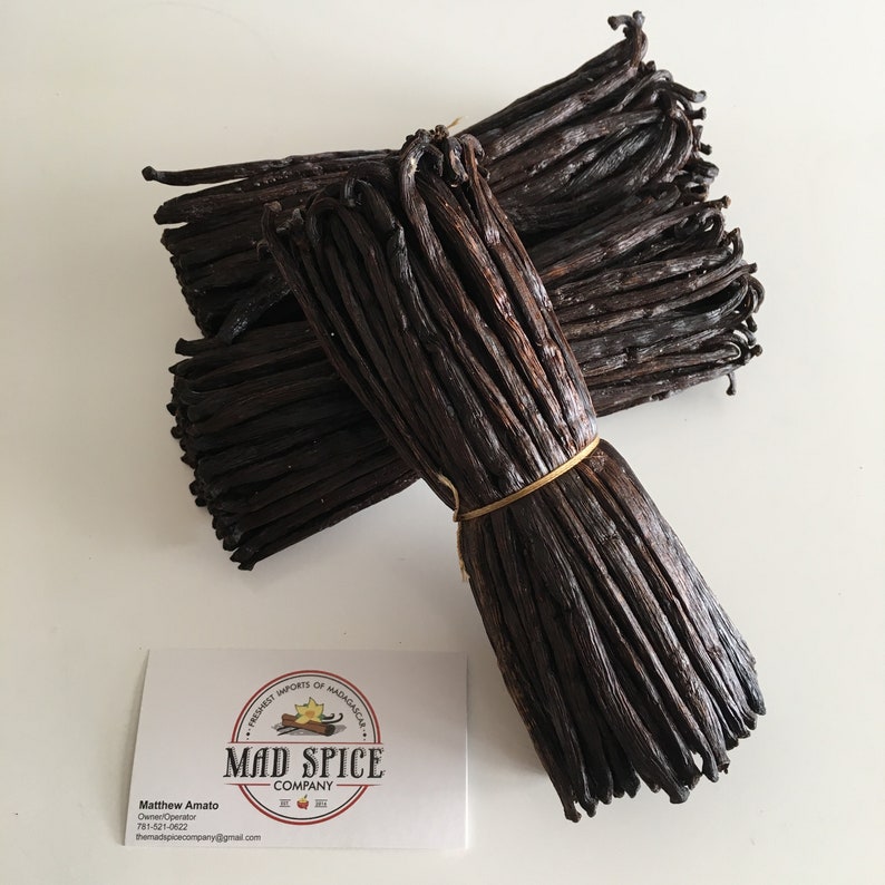 Madagascar Pure Vanilla Beans Grade A Etsy