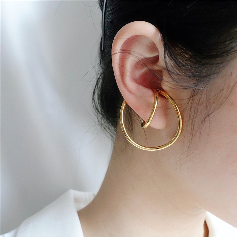 Hoop ear shop cuff