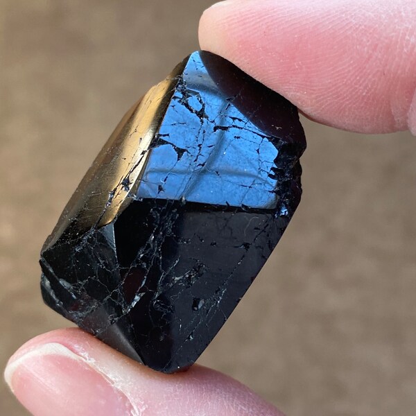 BLACK TOURMALINE POLISHED Faceted | Zambia