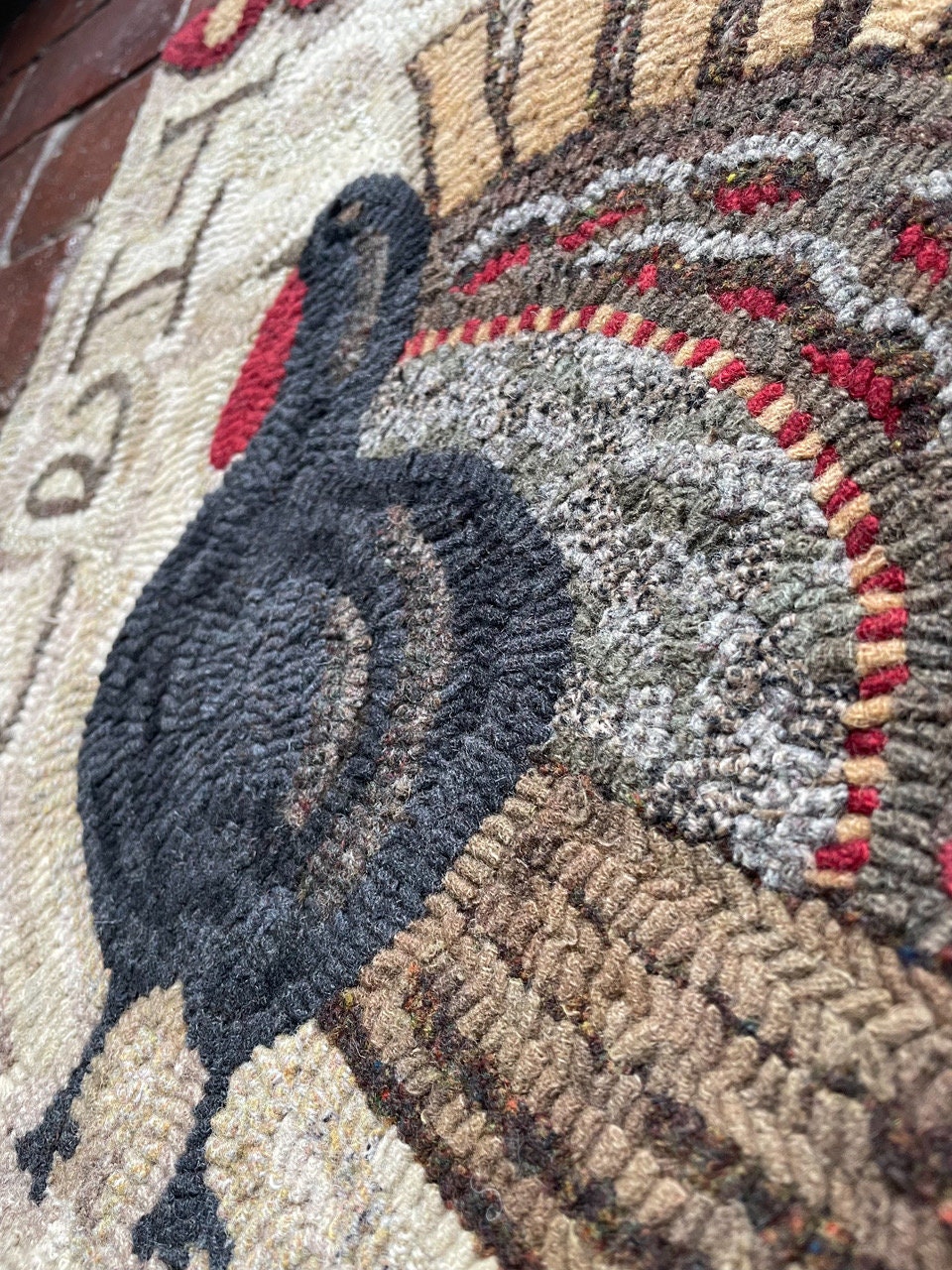 Turkey Hook Rug TURKEY DAY - Rug Hooking Pattern Designed by Therese Shick - Etsy