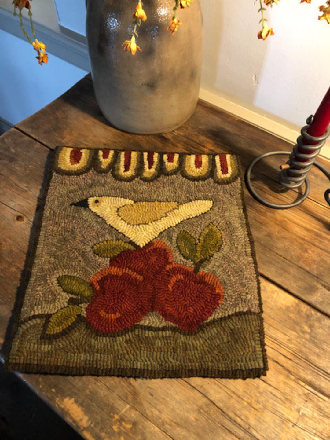 APPLES TO APPLES - Rug Hooking Pattern Designed by Therese Shick - Etsy