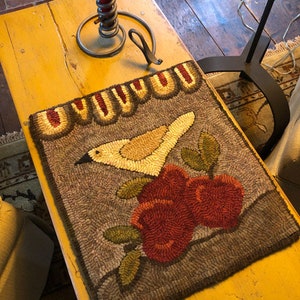 APPLES TO APPLES - Rug Hooking Pattern Designed by Therese Shick - Etsy
