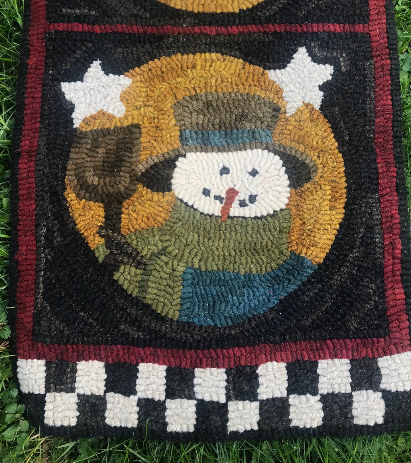 Snow People Rug Hooking Pattern Designed by Therese Shick - Etsy