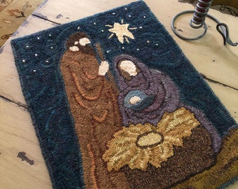 CHRISTMAS FAMILY - Rug Hooking Pattern Designed by Therese Shick