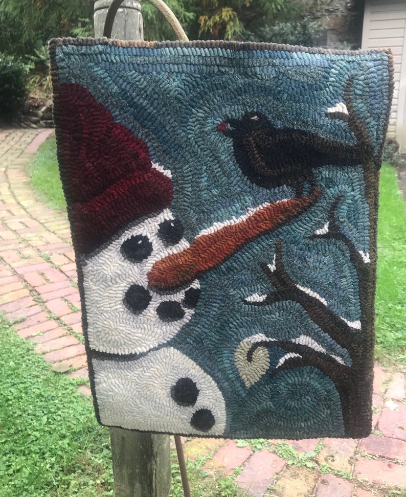 WINTER PALS Rug Hooking Pattern Designed by Therese Shick Etsy