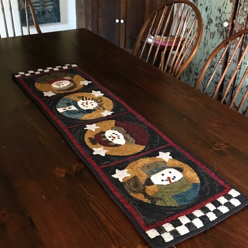 Snow Fellas Rug Hooking Pattern Etsy