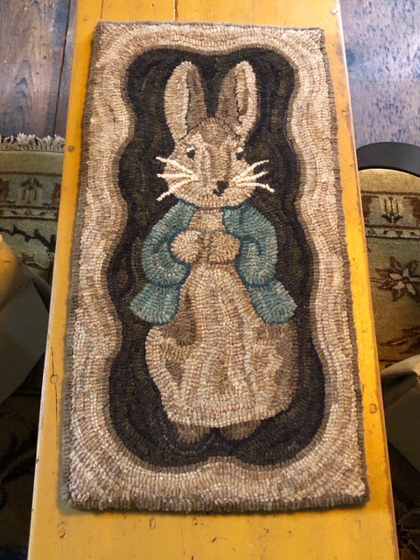 P. COTTONTAIL Rug Hooking Pattern Designed by Therese Shick Etsy
