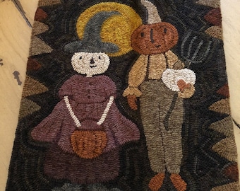 HALLOWEEN GOTHIC - Rug Hooking Pattern Designed by Therese Shick