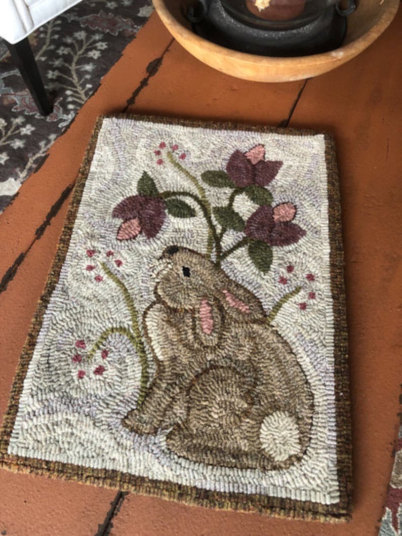 SPRING HAS SPRUNG - Traditional Rug Hooking Pattern Designed by Therese ...