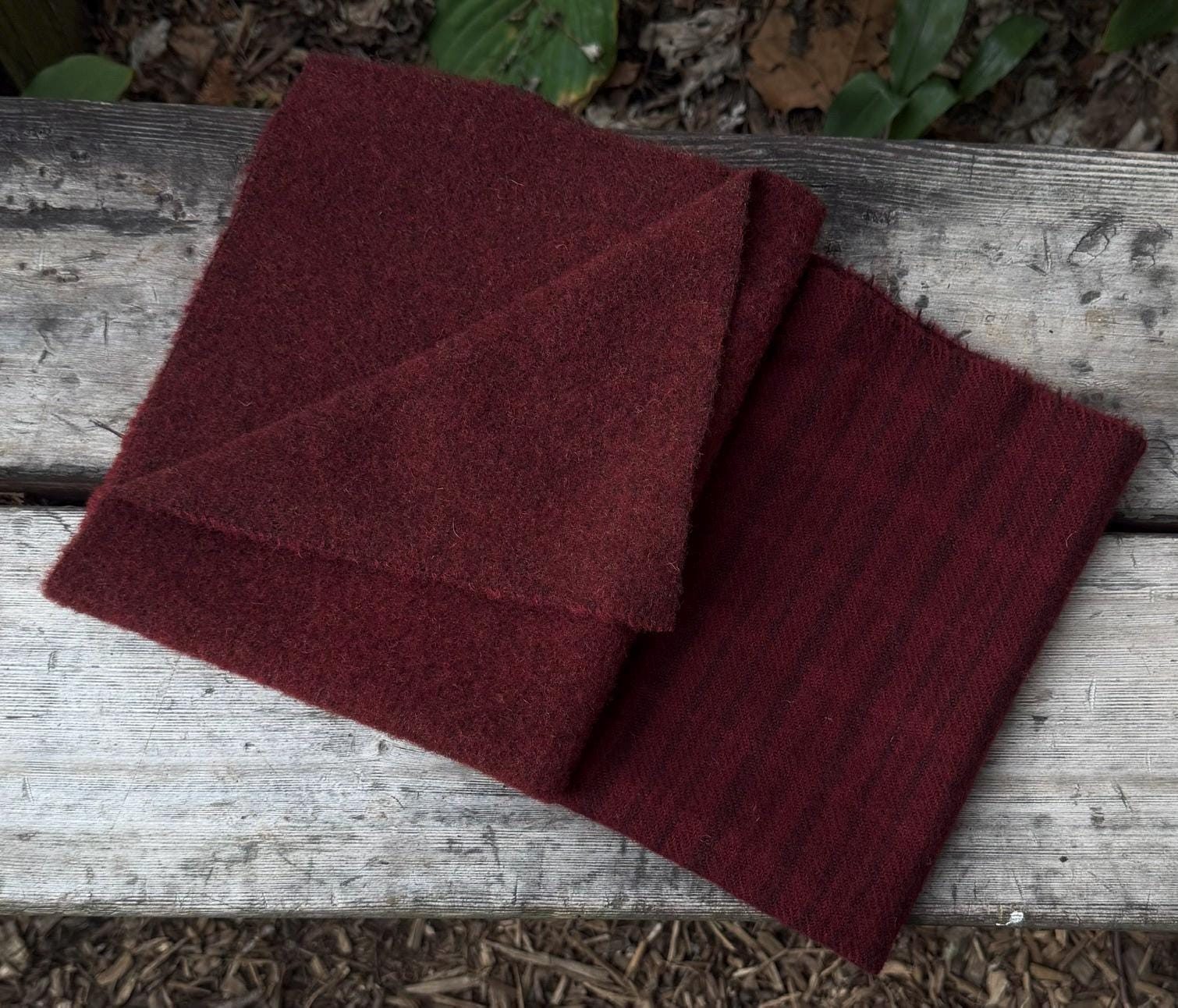 Wool Redm RED VARIETY Mill-dyed Washed Wool Stack - 1/2 Yd Premium Wool- #WS1120 ...